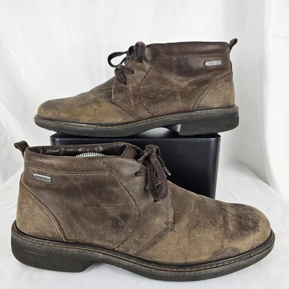 Ecco | Shoes | Ecco Turn Goretex Gtx Brown Leather Chukka  display picture 1